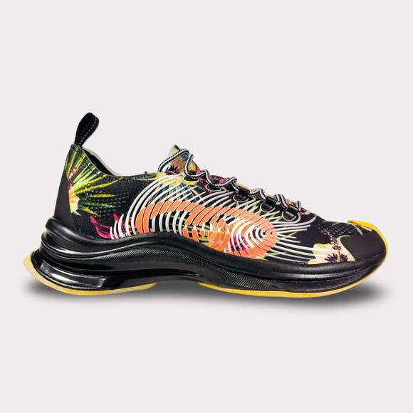 Gucci Technical Knit Floral Run Sneaker - Men’s 10 - Picture 1 of 8
